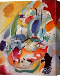 Battle Canvas Paintings - Improvisation No. 31, Sea Battle by Wassily Kandinsky