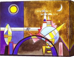 Wassily Kandinsky Canvas Paintings - Picture XVI by Wassily Kandinsky