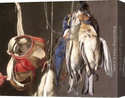 A Hunting Morn Canvas Paintings - Hunting Still-Life (detail) by Willem van Aelst