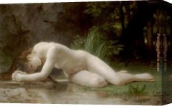 William Huggins Canvas Paintings - Biblis by William Bouguereau