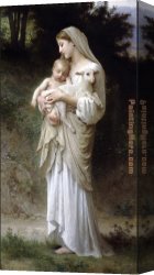 William Huggins Canvas Paintings - Innocence by William Bouguereau