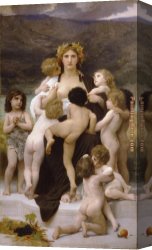 William Bouguereau Canvas Paintings - The Motherland by William Bouguereau