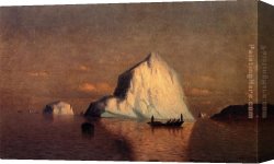 La Belle Endormie Canvas Paintings - Straits of Belle Isle by William Bradford