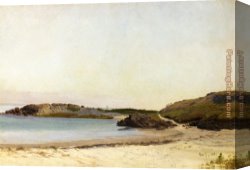 Match Point Canvas Paintings - Wilbur's Point, Sconticut Neck, Fairaven, Massachusetts by William Bradford