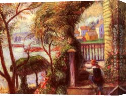 Match Point Canvas Paintings - East Point, Gloucester by William Glackens