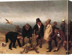 The Discovery of Moses Canvas Paintings - Discovery of Adam by William Holbrook Beard