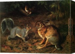 The Gossips Canvas Paintings - The Gossips by William Holbrook Beard