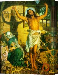 Death Canvas Paintings - Shadow of Death by William Holman Hunt