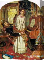 The Moose Hunt Canvas Paintings - The Awakening Conscience by William Holman Hunt