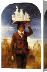 Seller Canvas Paintings - The Image Seller by William James Muller