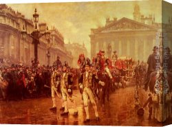 The Confirmation Procession Canvas Paintings - Sir James Whitehead's Procession, 1888 by William Logsdail