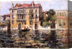 William Merritt Chase Canvas Paintings - After the Rain by William Merritt Chase