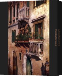 Venice Canvas Paintings - Venice by William Merritt Chase