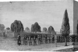 The Confirmation Procession Canvas Paintings - Adult Funeral Procession by William P. Chappel