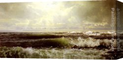 Match Point Canvas Paintings - "The Sheepfold," Easton's Point, Newport by William Trost Richards
