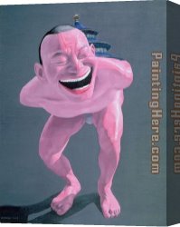 Almost Heaven Canvas Paintings - the Altar of Heaven by Yue Minjun