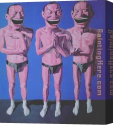 Untitled II Canvas Paintings - Untitled by Yue Minjun