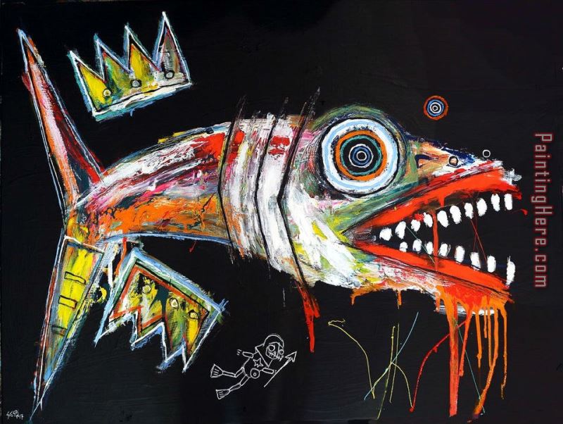 Blackfish painting - 2011 Blackfish art painting