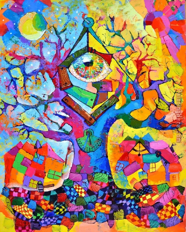 Abstract Art for sale - Mas by 2011