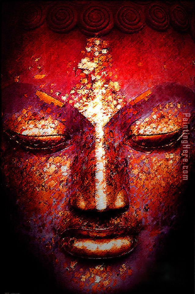 2017 new Buddha Face painting anysize 50% off - Buddha Face painting