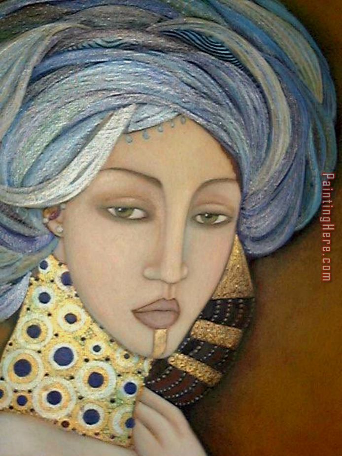 Faiza Maghni II painting - 2017 new Faiza Maghni II art painting