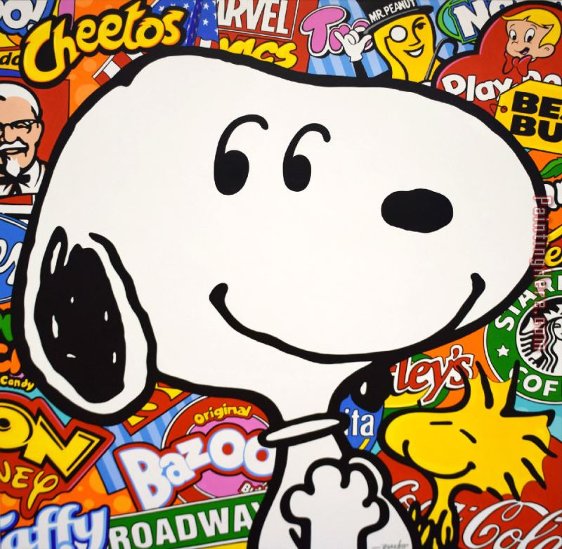 Snoopy painting - 2017 new Snoopy art painting