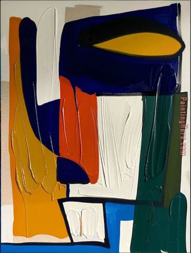 2017 new Colorful Impasto