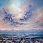 Colorful Impasto Paintings - Colorful Scene by 2017 new