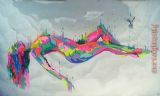 Abstract Art for sale - Dripping Colors by 2017 new