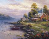 Whaleback Lighthouse, Portsmouth, New Hampshire Paintings - Lighthouse 2 by 2017 new