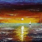 Open Paintings - Open Sea by 2017 new