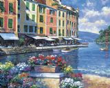 Portofino Paintings - Reflections of Portofino by 2017 new