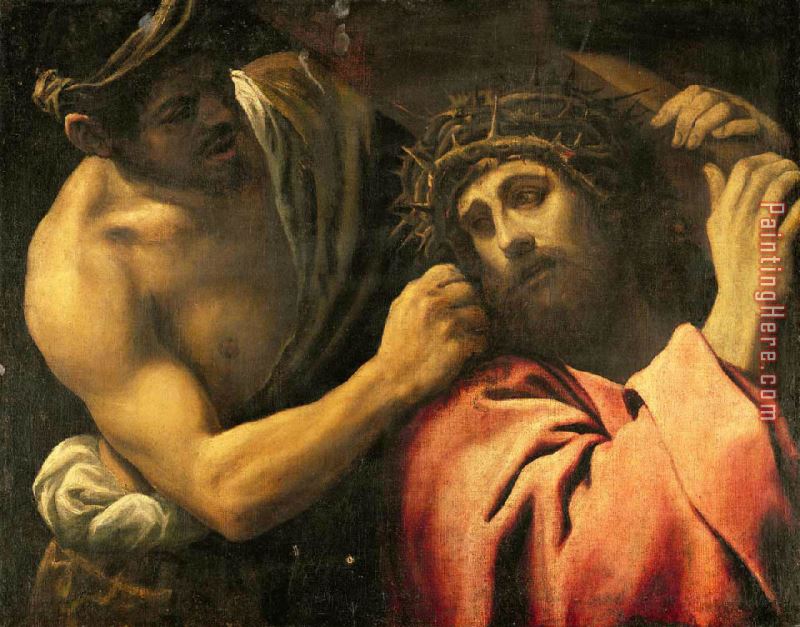 Christ Carrying The Cross (detail) painting - Annibale Carracci Christ Carrying The Cross (detail) art painting