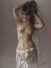Vicente Romero Redondo After Showering painting