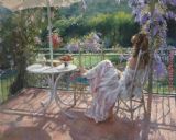 Vicente Romero Redondo Rest in Garden painting