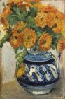 Vincent van Gogh - Still Life of Marigolds in a Westerwald Jug