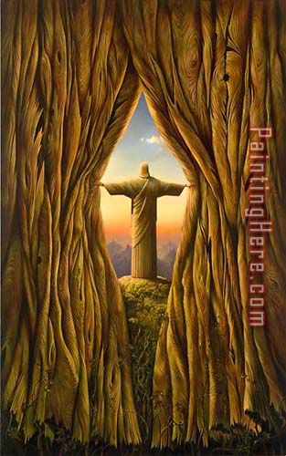 Above The World painting - Vladimir Kush Above The World art painting