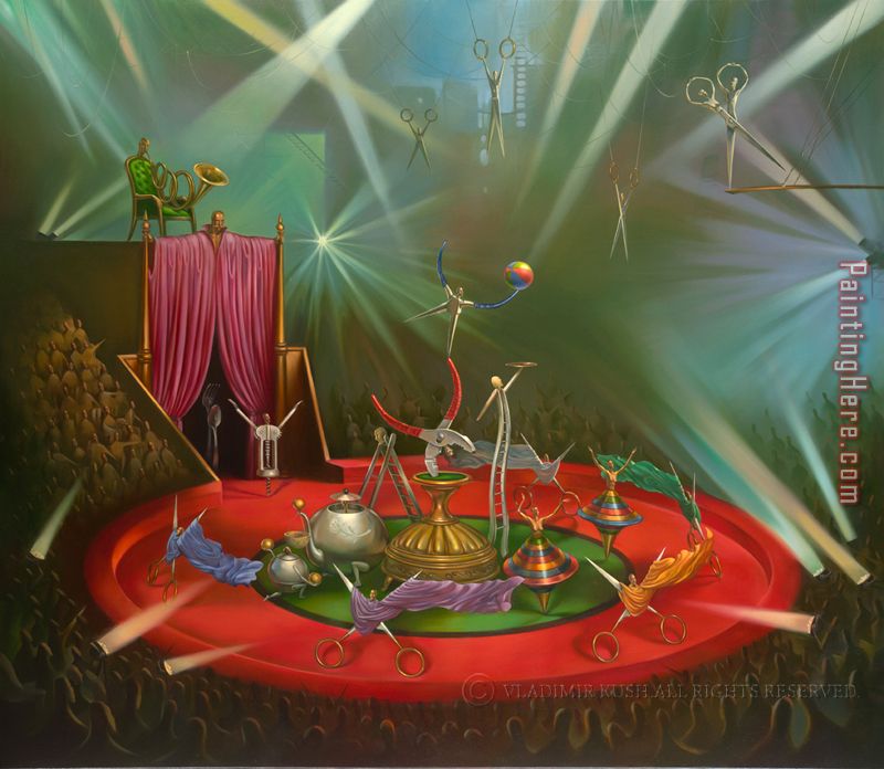 Cirque Du Metal painting - Vladimir Kush Cirque Du Metal art painting