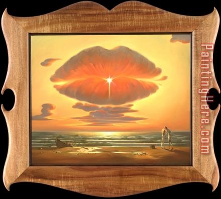 Farewell Kiss painting - Vladimir Kush Farewell Kiss art painting