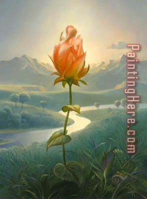 Morning Blossom painting - Vladimir Kush Morning Blossom art painting