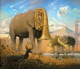 Vladimir Kush African Sonata painting