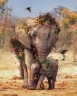 Elephant Flowers by Vladimir Kush