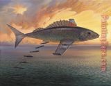Flying Fish by Vladimir Kush