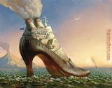 Full Steam Ahead by Vladimir Kush