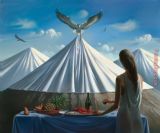Lunch Paintings - Invite for Lunch by Vladimir Kush