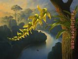 Orchid Family Rollercoaster by Vladimir Kush