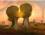 Vladimir Kush Ray of Hope painting