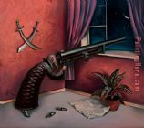 Vladimir Kush Star Target painting